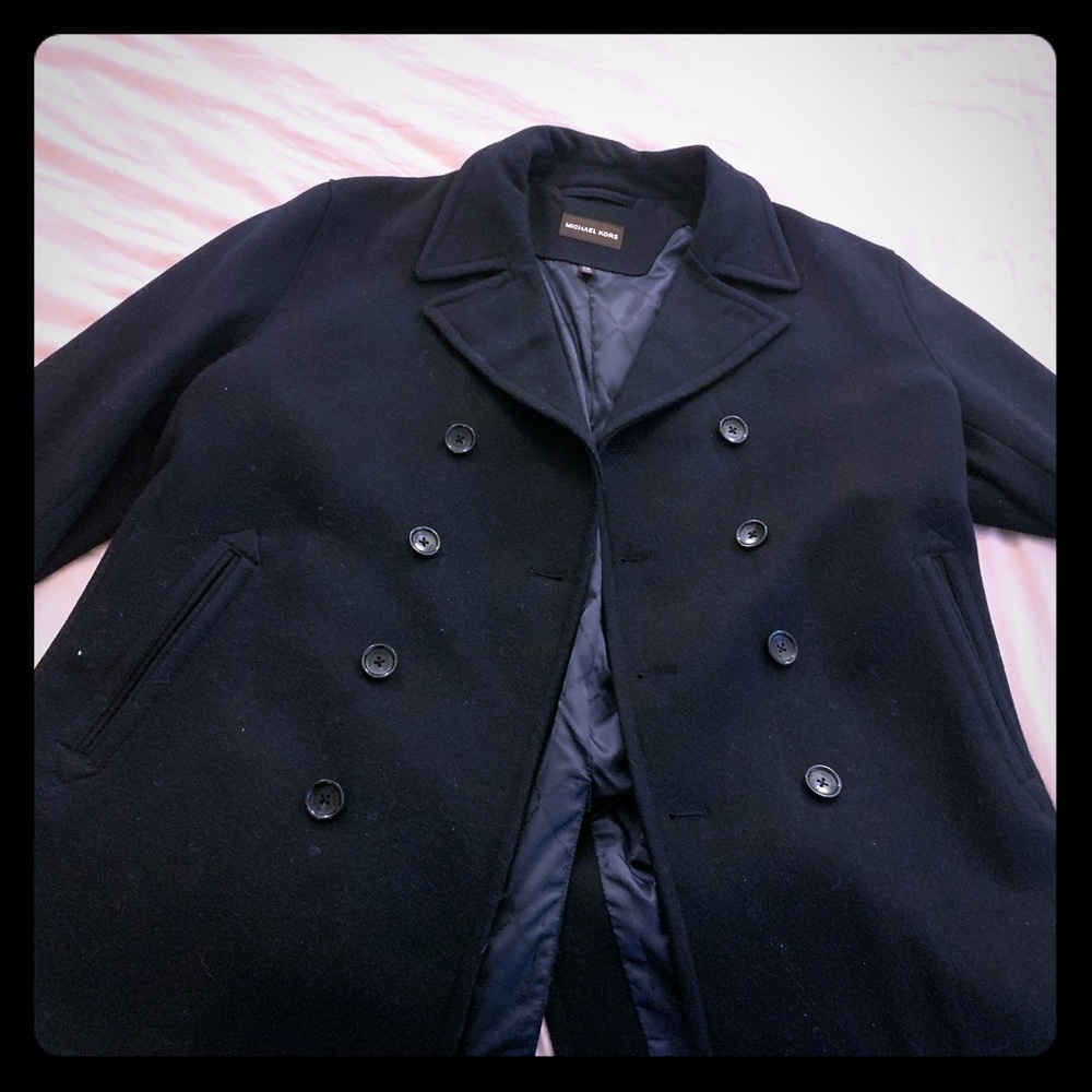 Navy Micheal Kors Peacoat.